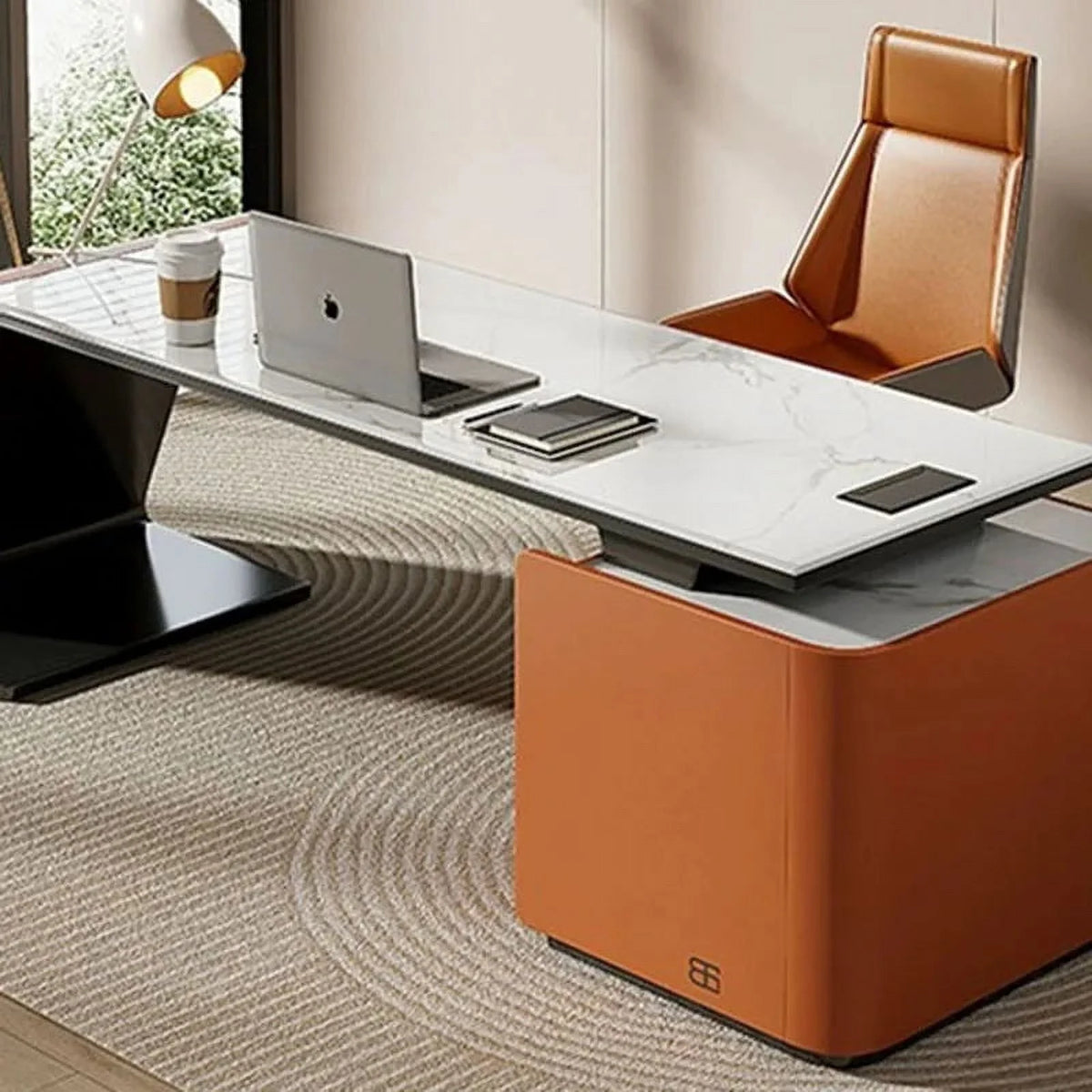 Modern Desk with Drawer F433
