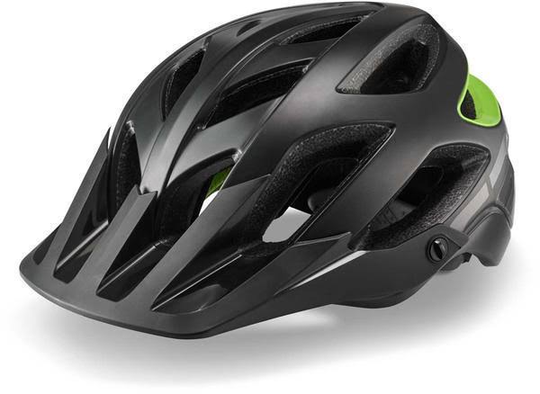 Medium Black/Green Helmet T761800