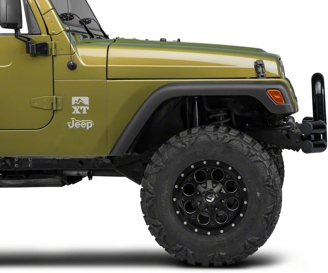 Gloss Black Double Tubular Front Bumper with Classic Over-Rider Hoop M45782