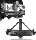 Steel Rear Bumper with Spare Tire Carrier & Hitch Receiver F4186