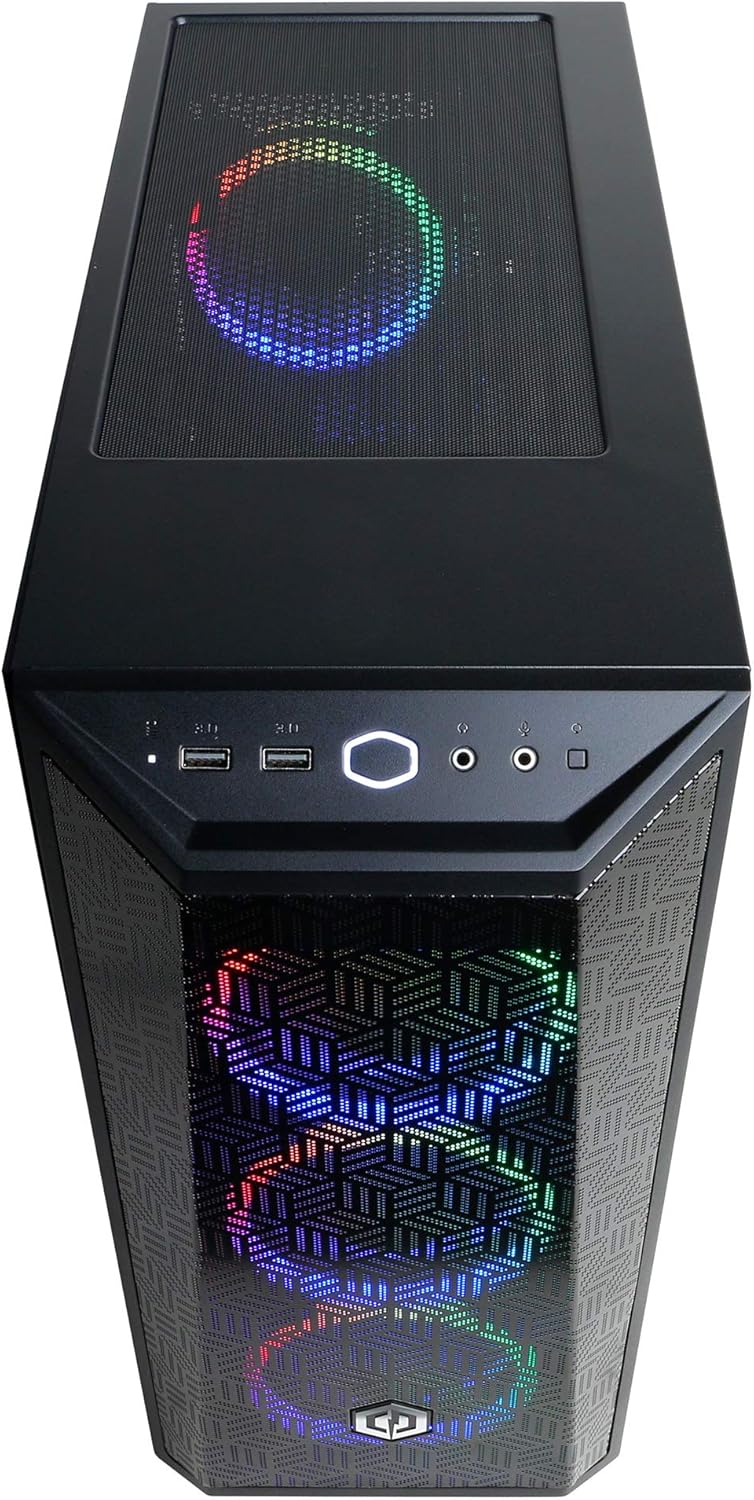 Intel Core i5-13400F 2.5GHz GeForce RTX 4060 8GB 16GB DDR5 2TB NVMe SSD Windows 11 Home Black Gaming PC Q377