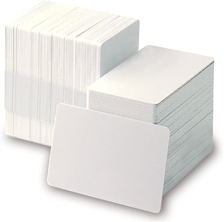 500 Pack Yellow CR80 PVC Cards 30 mil M703759