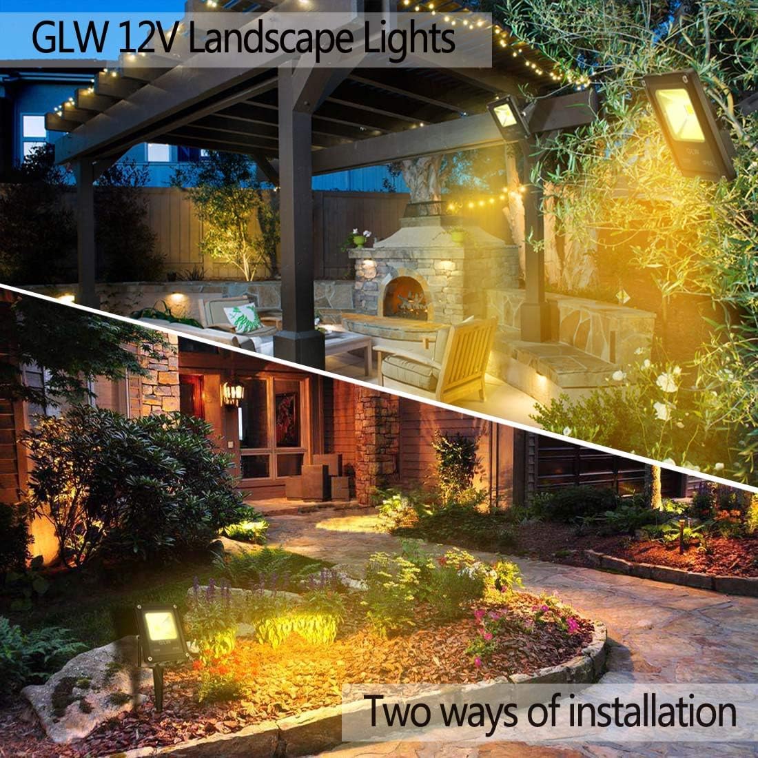 10W 12V IP65 Waterproof Landscape Spotlights 8 Pack Q366
