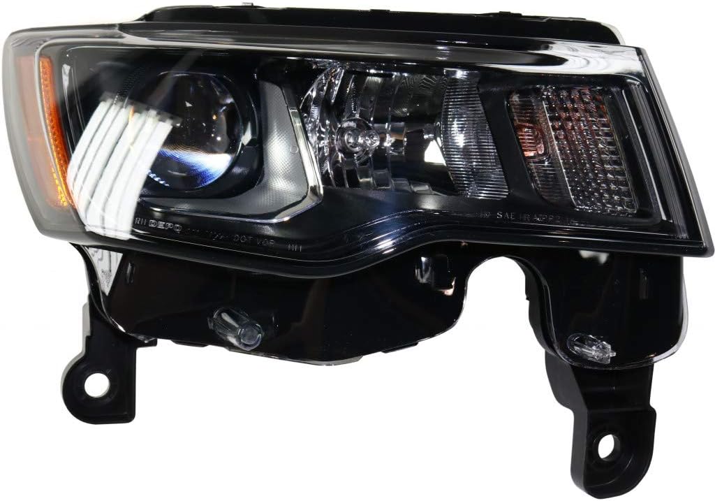 Jeep Grand Cherokee Passenger Side Halogen Headlight Assembly P968