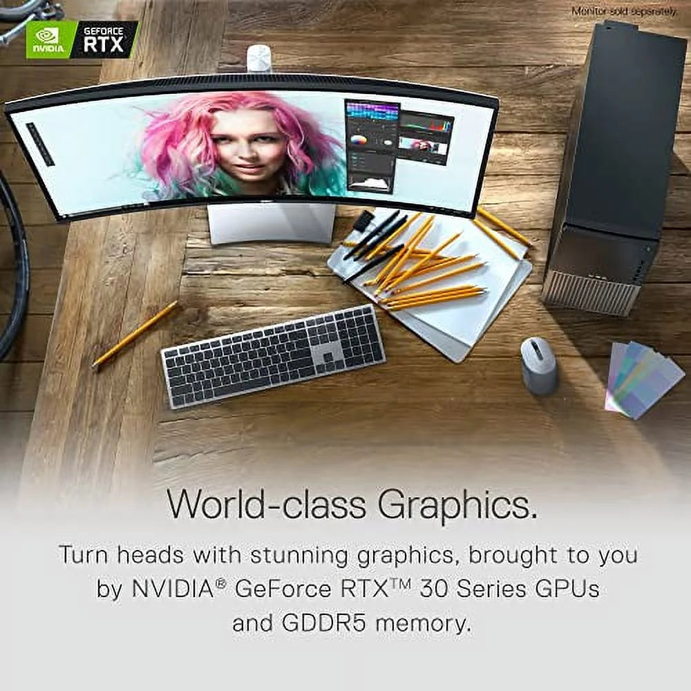 12th Gen Intel Core i7-12700K 16GB DDR5 RAM 512GB SSD 1TB HDD NVIDIA GeForce RTX 3060 12GB Wi-Fi 6 Bluetooth Windows 11 Home Black Refurbished Desktop Computer S15385