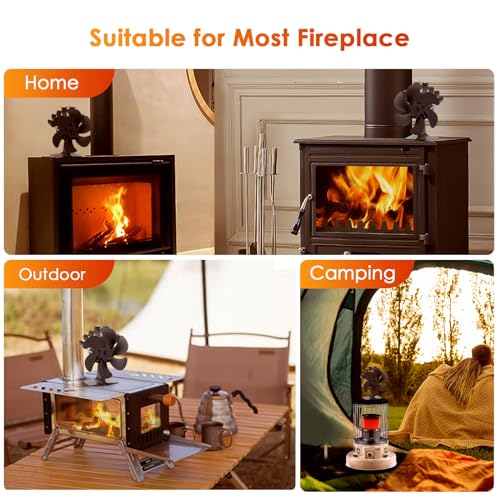 Wood Stove Fan with Bracket Q92632