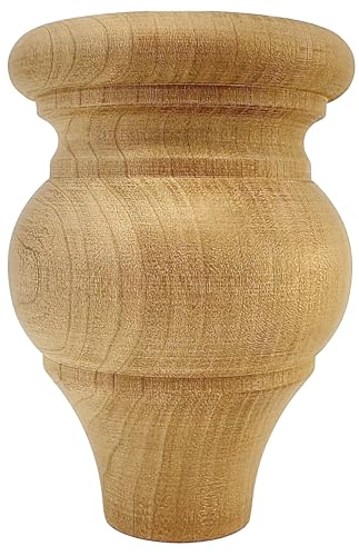 Red Oak Bun Foot Set of 4 Z818488