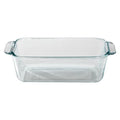 1.5-Quart Clear Glass Loaf Pan (Set of 2) H68429