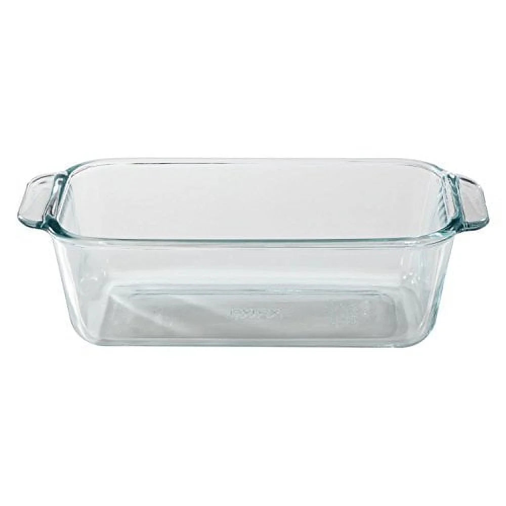 1.5-Quart Clear Glass Loaf Pan (Set of 2) H68429
