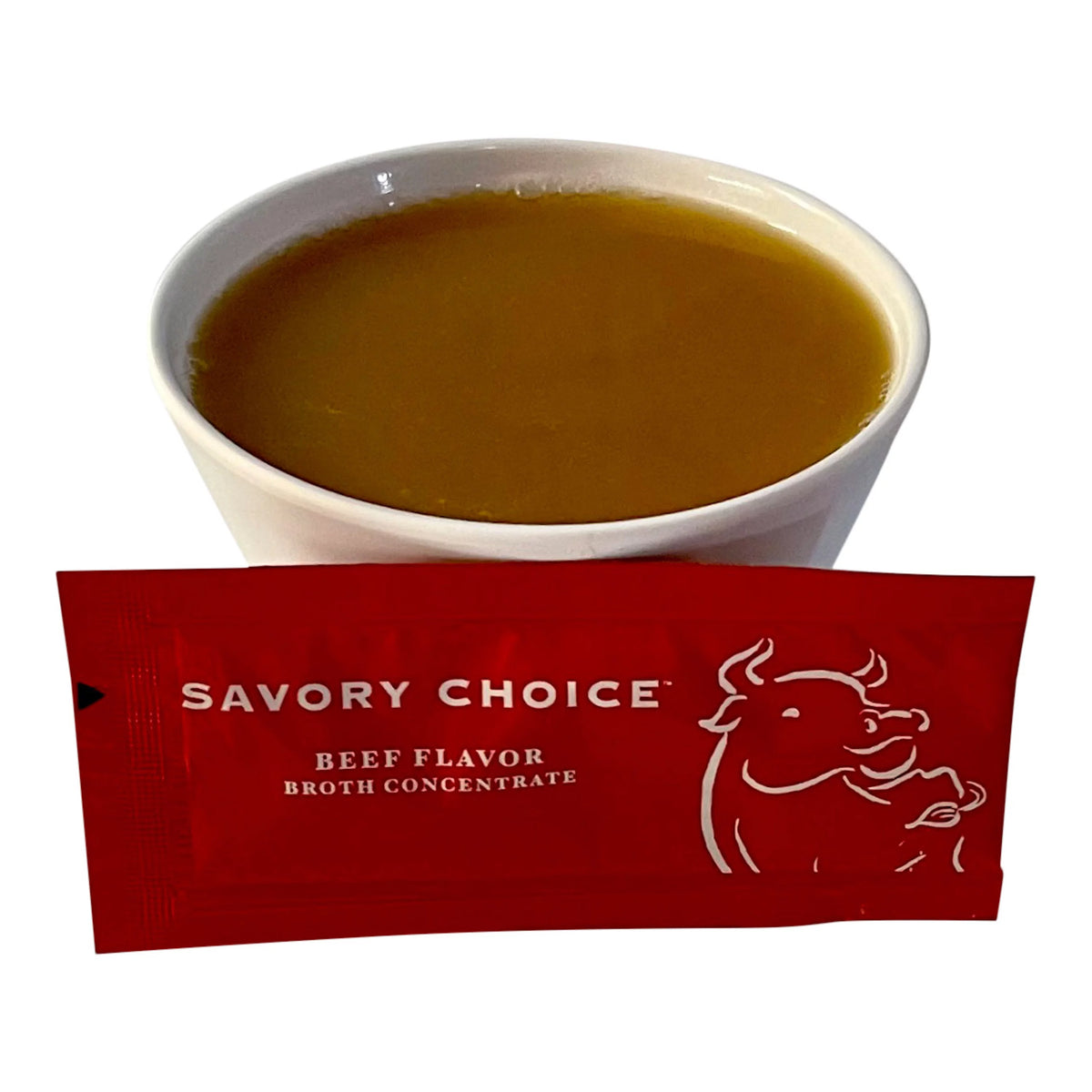 Beef Broth Low Sodium Broth Concentrate 50 Pack T472191