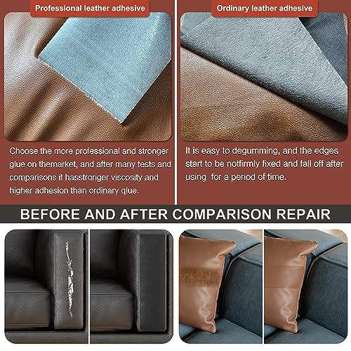 Self Adhesive Leather Repair Patch, 30 in x 16 in Large Leather Patches I644