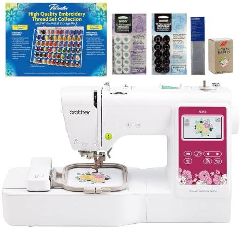Embroidery Machine, 135 Built-in Designs, 4" x 4" Hoop Area S37955