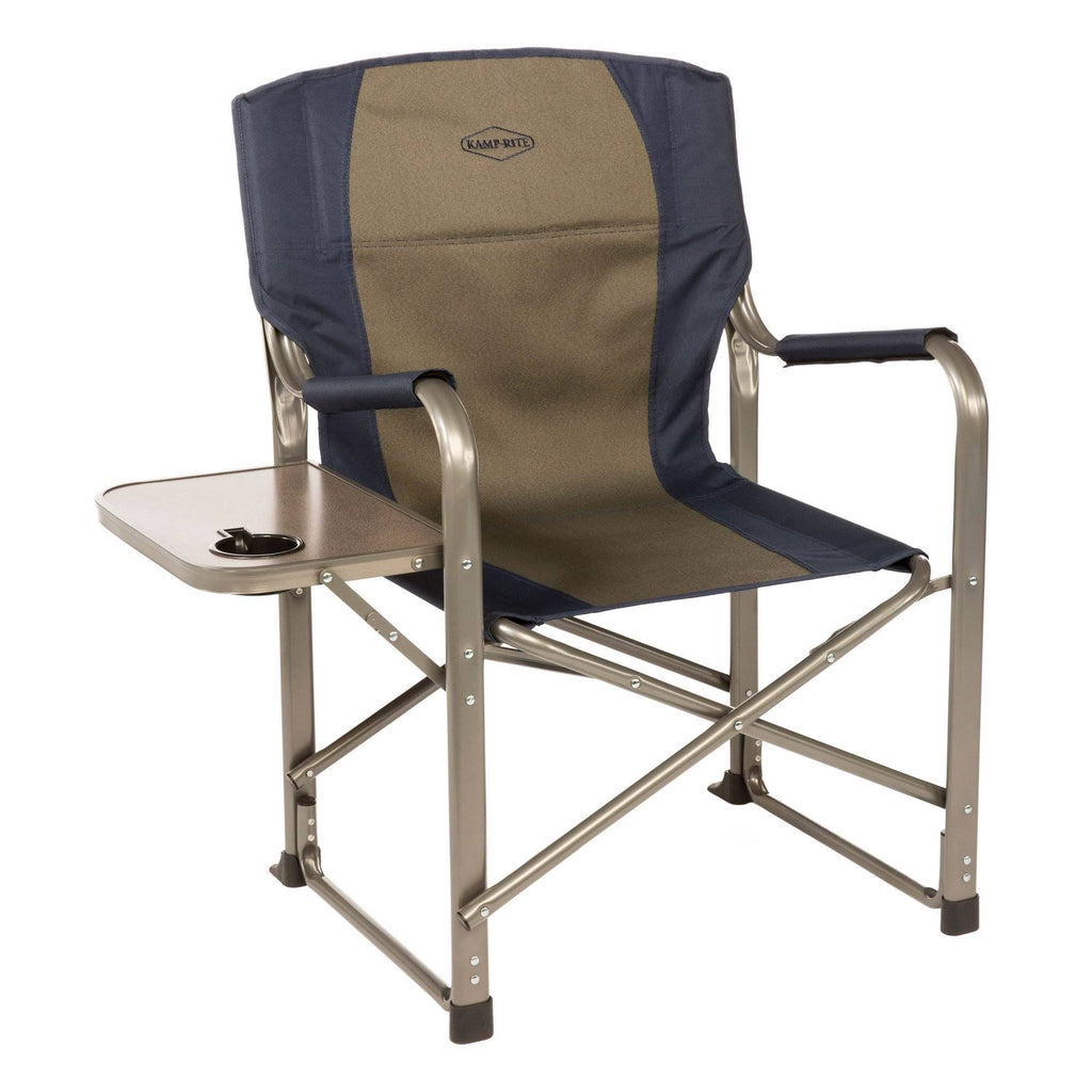 Folding Camp Chair with Side Table 4 Pack I178646