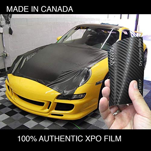 Black Carbon Fiber 5ft x 1ft Car Wrap Vinyl Roll M1470
