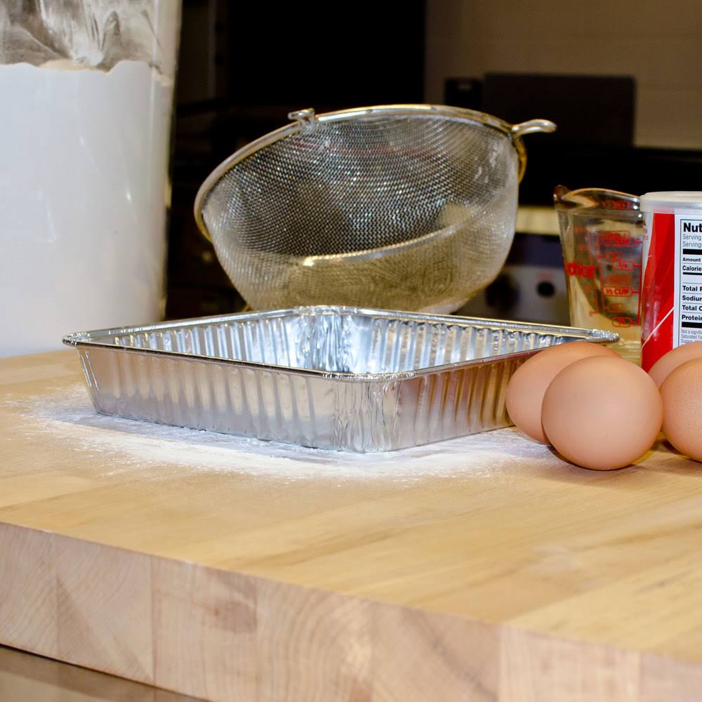 8x22 Square Foil Cake Pan B9802