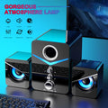 Black USB-Powered 2.1 Mini Multimedia Speakers System, Set of 3 E5911
