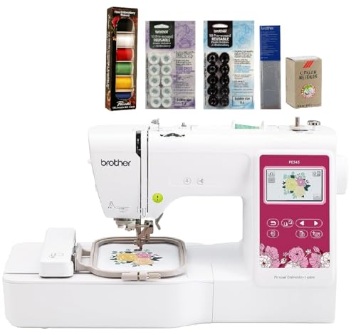 Embroidery Machine, 135 Built-in Designs, 4" x 4" Hoop Area S37955