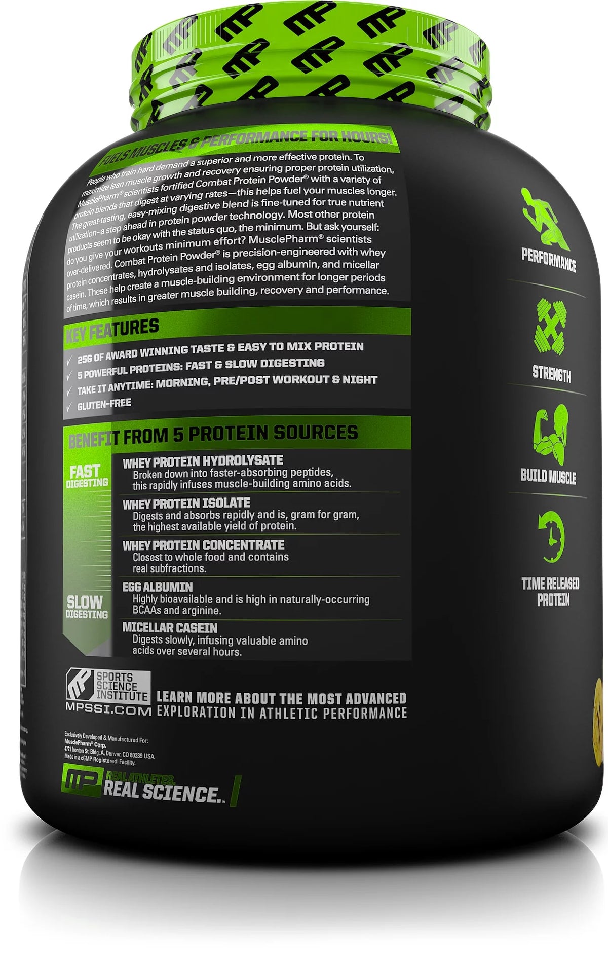 Cookies & Cream Protein Powder, 25g Protein, 4 Lb W822668