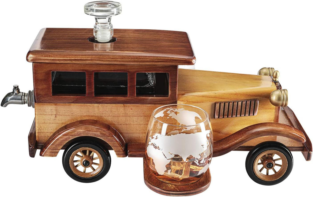 Whiskey Decanter Set with 750ml Decanter and 2 10oz Tumbler Glasses P89918