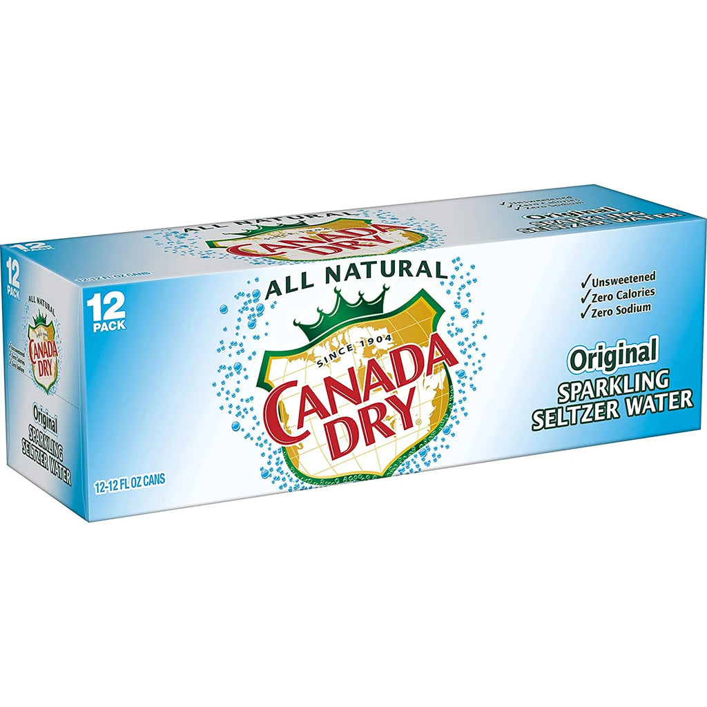 12 oz. Cans Sparkling Seltzer Water (Pack of 12) U91458