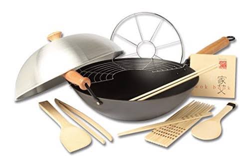 14 inch 10 Piece Non-Stick Wok Set D37781