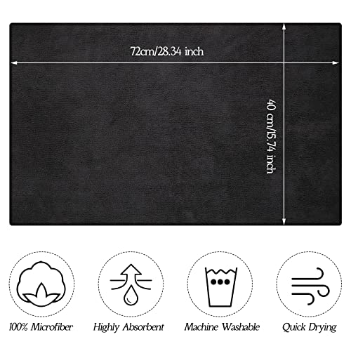 36 Packs Microfiber Absorbent Salon Towels 16 x 28 Inches Gray B905