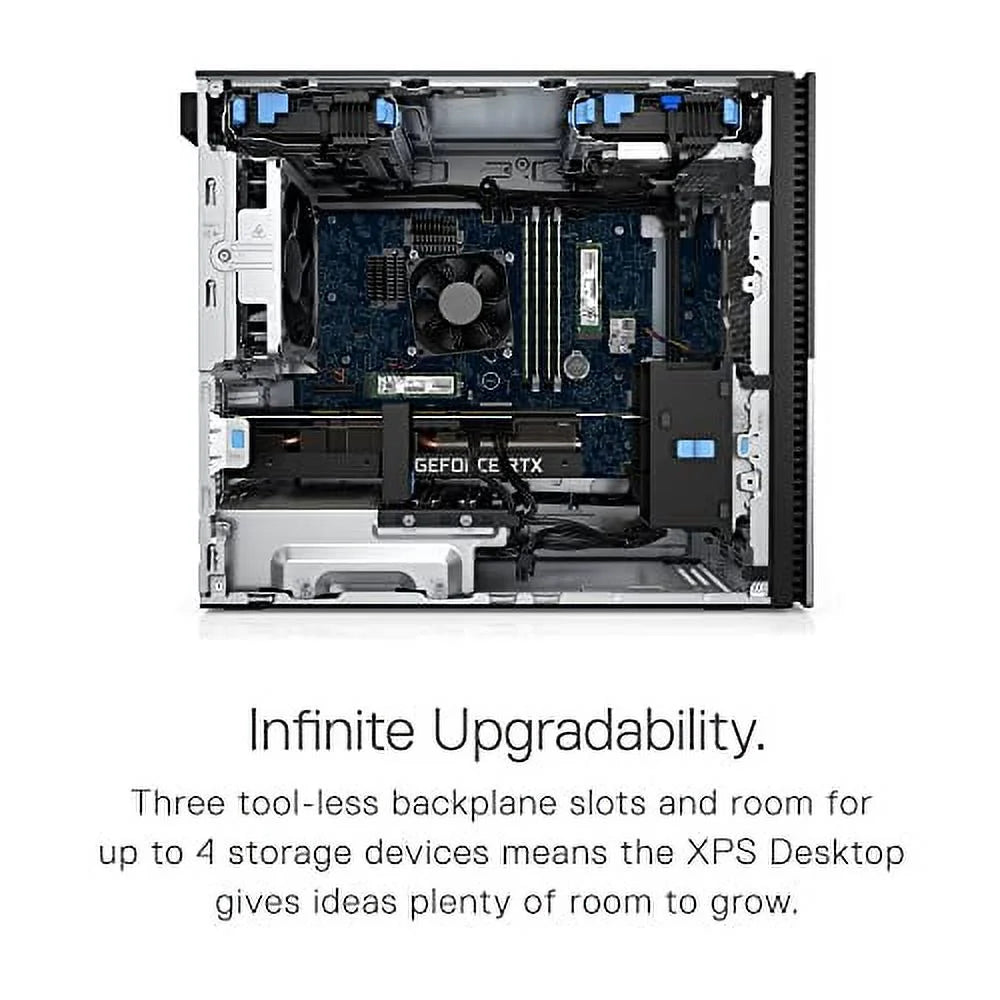 12th Gen Intel Core i7-12700K 16GB DDR5 RAM 512GB SSD 1TB HDD NVIDIA GeForce RTX 3060 12GB Wi-Fi 6 Bluetooth Windows 11 Home Black Refurbished Desktop Computer S15385