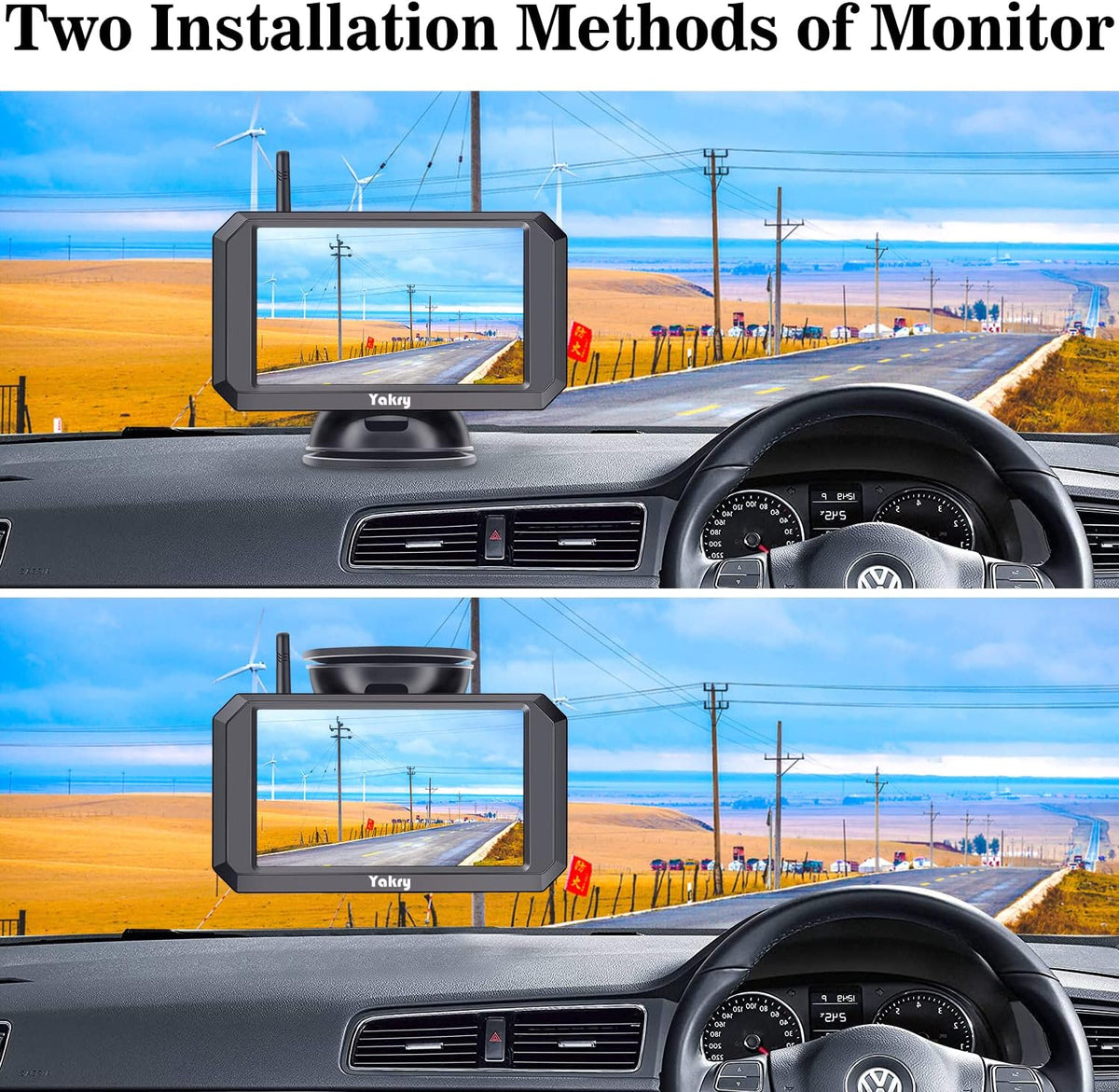Wireless HD 1080P Backup Camera 5" Monitor E563
