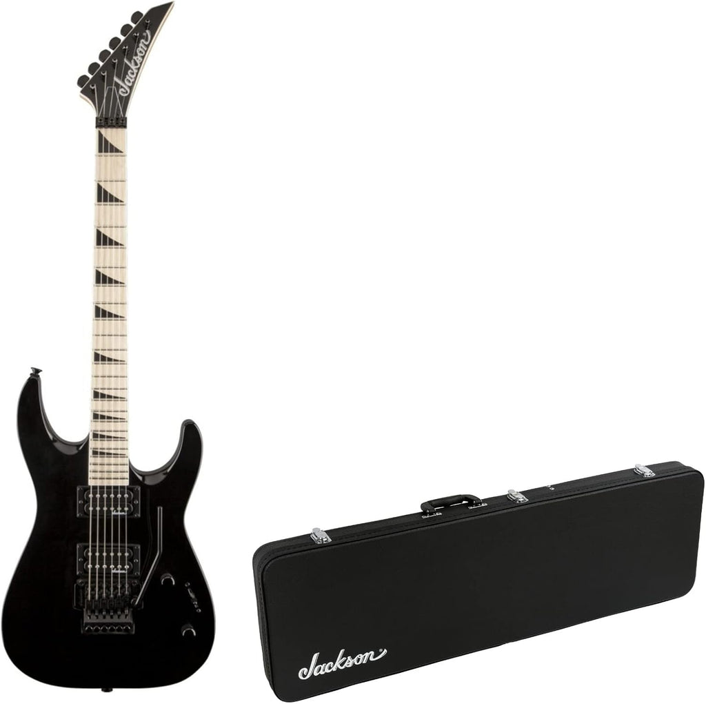 Gloss Black 6-String Electric Guitar with Hardshell Case X66831
