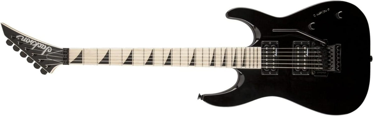 Gloss Black 6-String Electric Guitar with Hardshell Case X66831