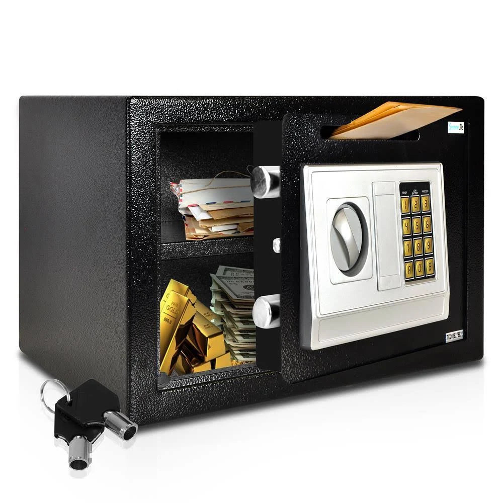 Electronic Safe Box with Mechanical Override G2291
