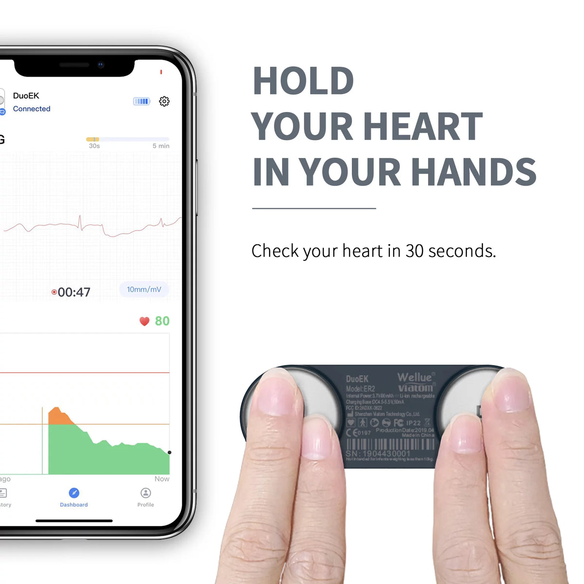 Portable Heart Rate Monitor with Chest Strap X536