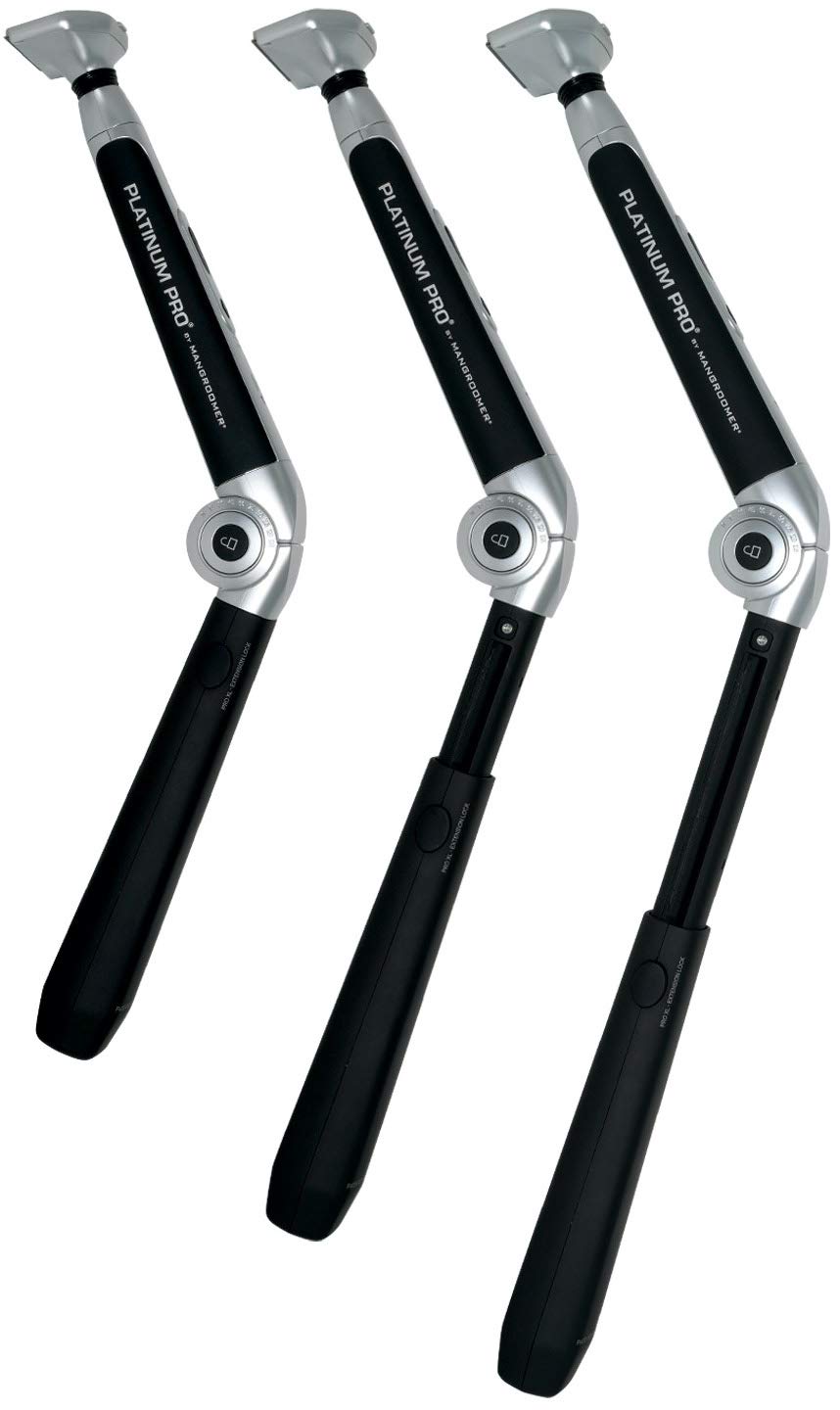 Back Shaver with 3 Flex Heads, Power Hinge, Extreme Reach Handle & Bonus Case, 4 Piece Set A7053