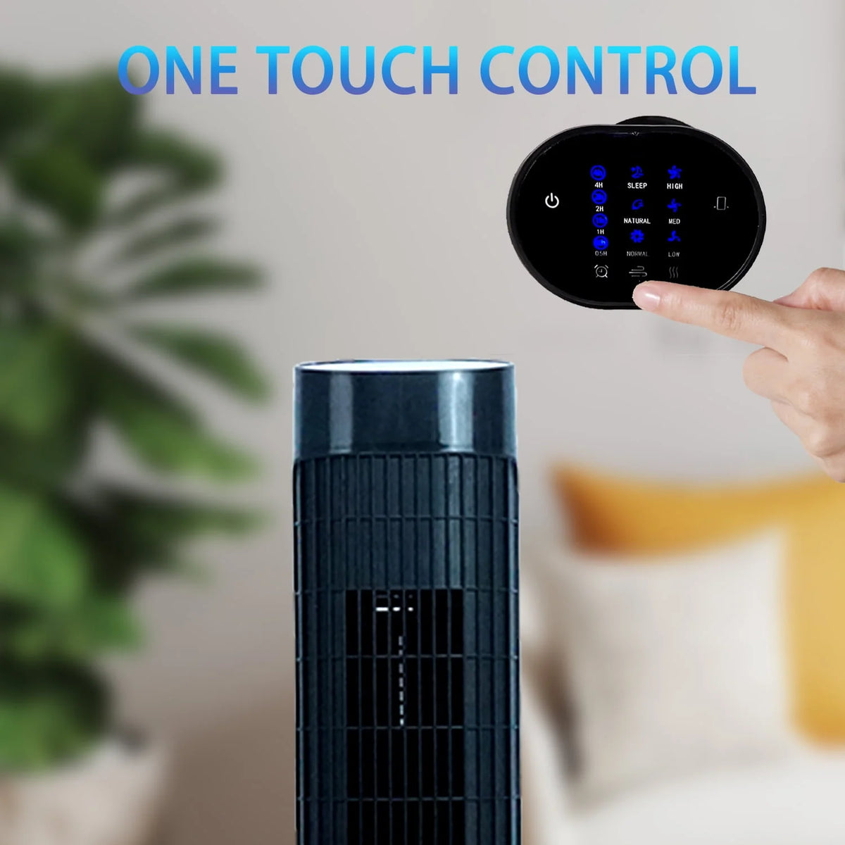 Quiet Portable Standing Tower Fan with 7.5H Timer, 3 Speeds, 32 Inch Oscillating L830
