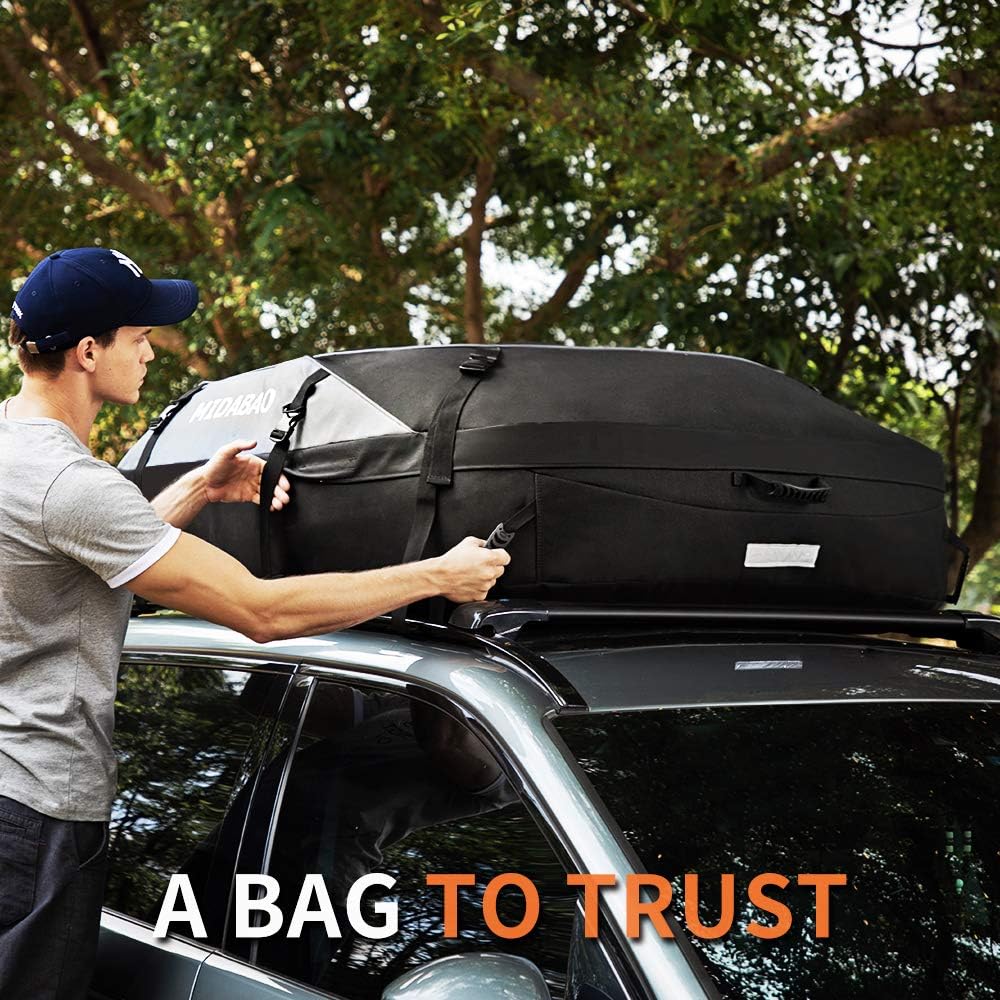 21 Cubic Waterproof Car Roof Top Carrier with Anti-Slip Mat E289369