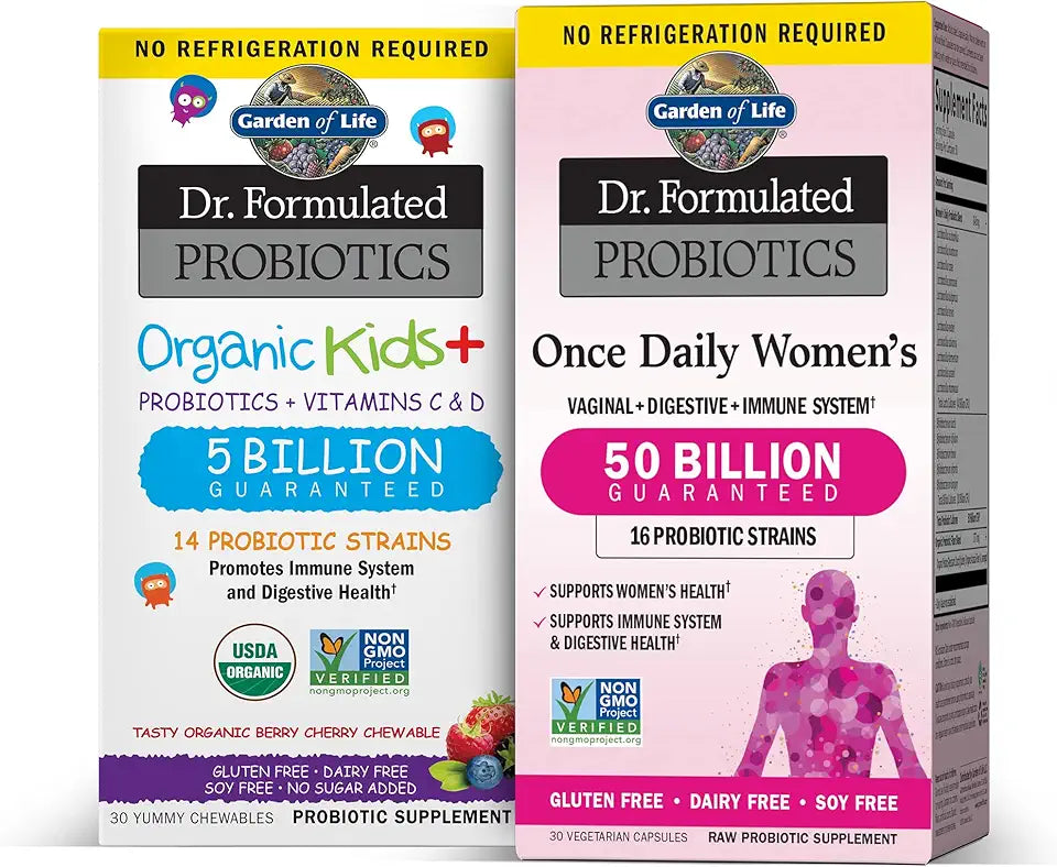 Probiotic Bundle 5 Billion CFU Chewables 50 Billion CFU Capsules R360