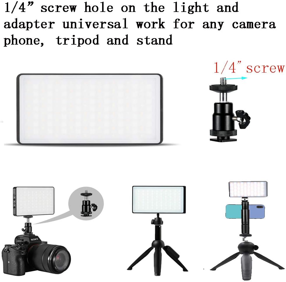 RGB Camera Video Light Panel with Battery Pack of 2 N81375
