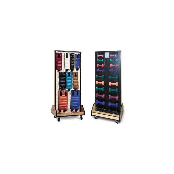 Mobile Cuff Weight/Dumbbell Rack O2580