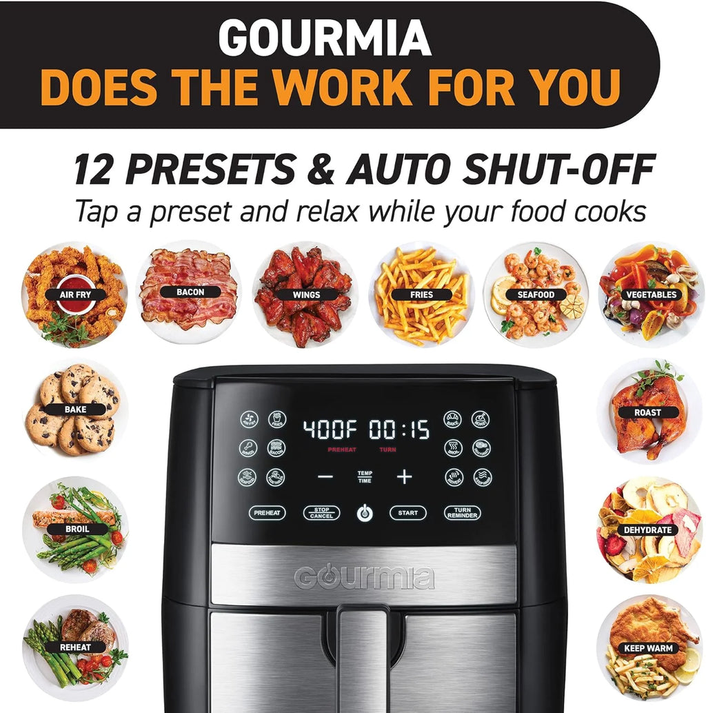 8 Quart Air Fryer Black F27580
