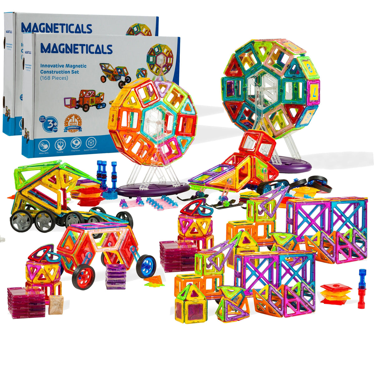 Magnet Toys Tile Set, 336 Pieces I878781
