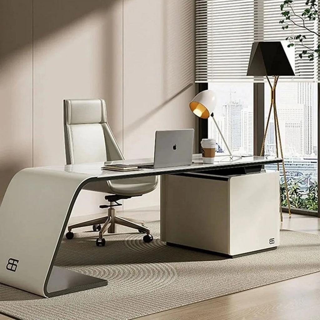 Modern Desk with Drawer F433