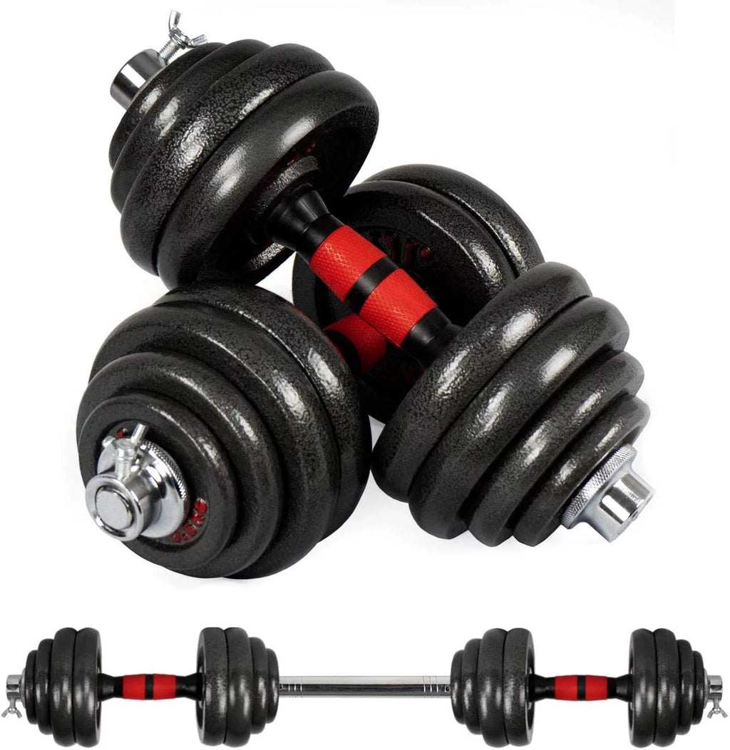Adjustable Dumbbell Set 10-66 lbs with Weight Plates N862