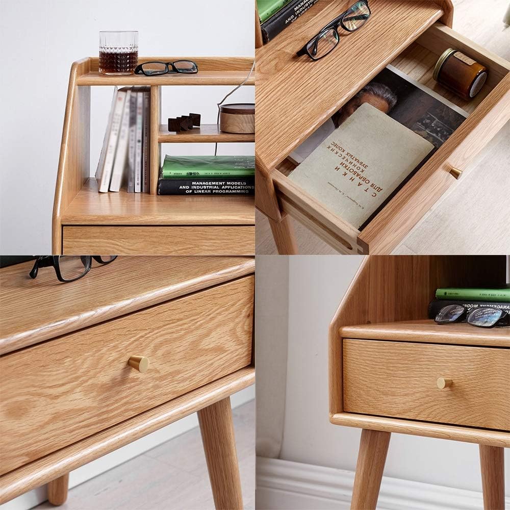 Oak Multifunctional Bedside Cabinet Night Stands P349
