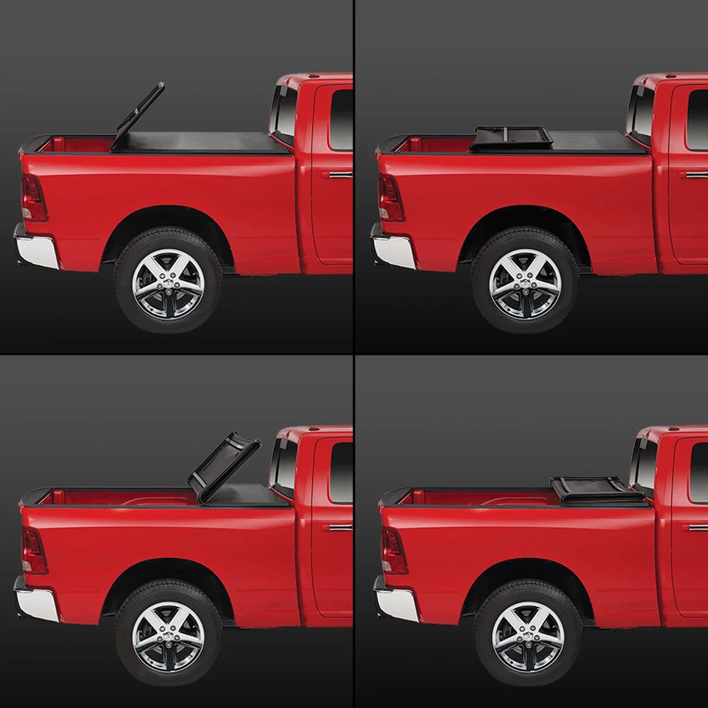 Tri-Fold Soft Top Tonneau Cover for Ford F250 F350 Super Duty 6.5' Bed A30446