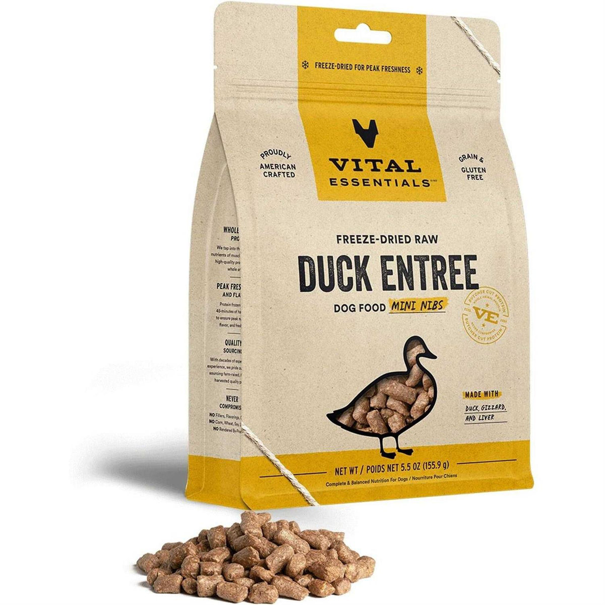 Freeze-Dried Raw Duck Dog Food W895870