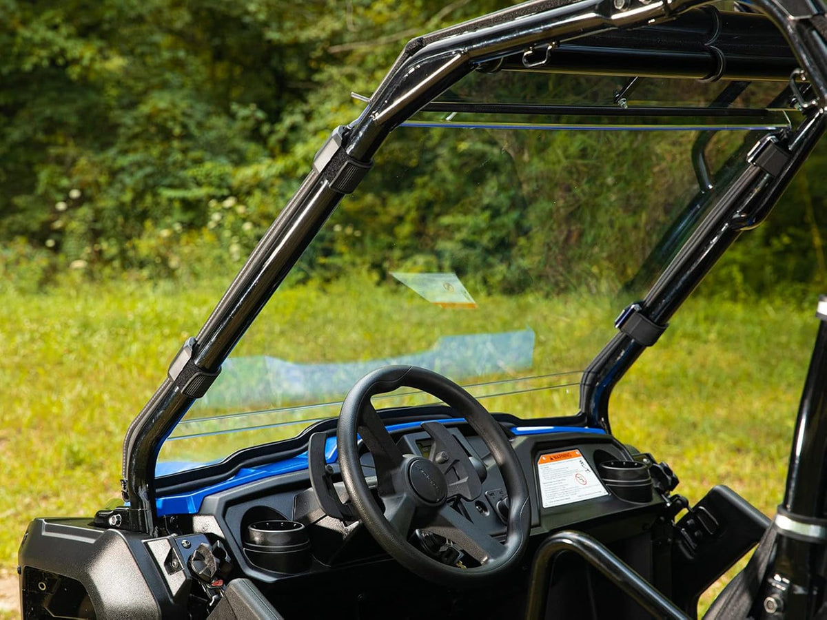 Heavy Duty Full Windshield for Honda Pioneer 500/520, 1/4 Thick Clear Polycarbonate U303