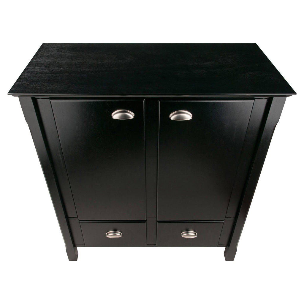 Black Cabinet with Drawers P687