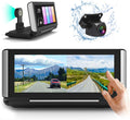 1080P HD Backup Camera with 7 inch Touch Screen Dual Lens Front and Rear X1752