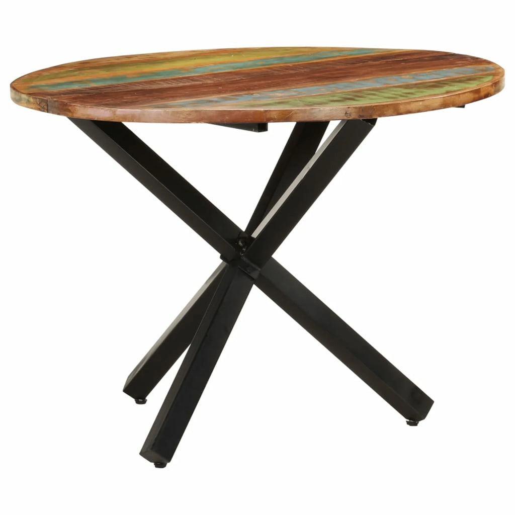 Round Solid Reclaimed Wood Dining Table I88888
