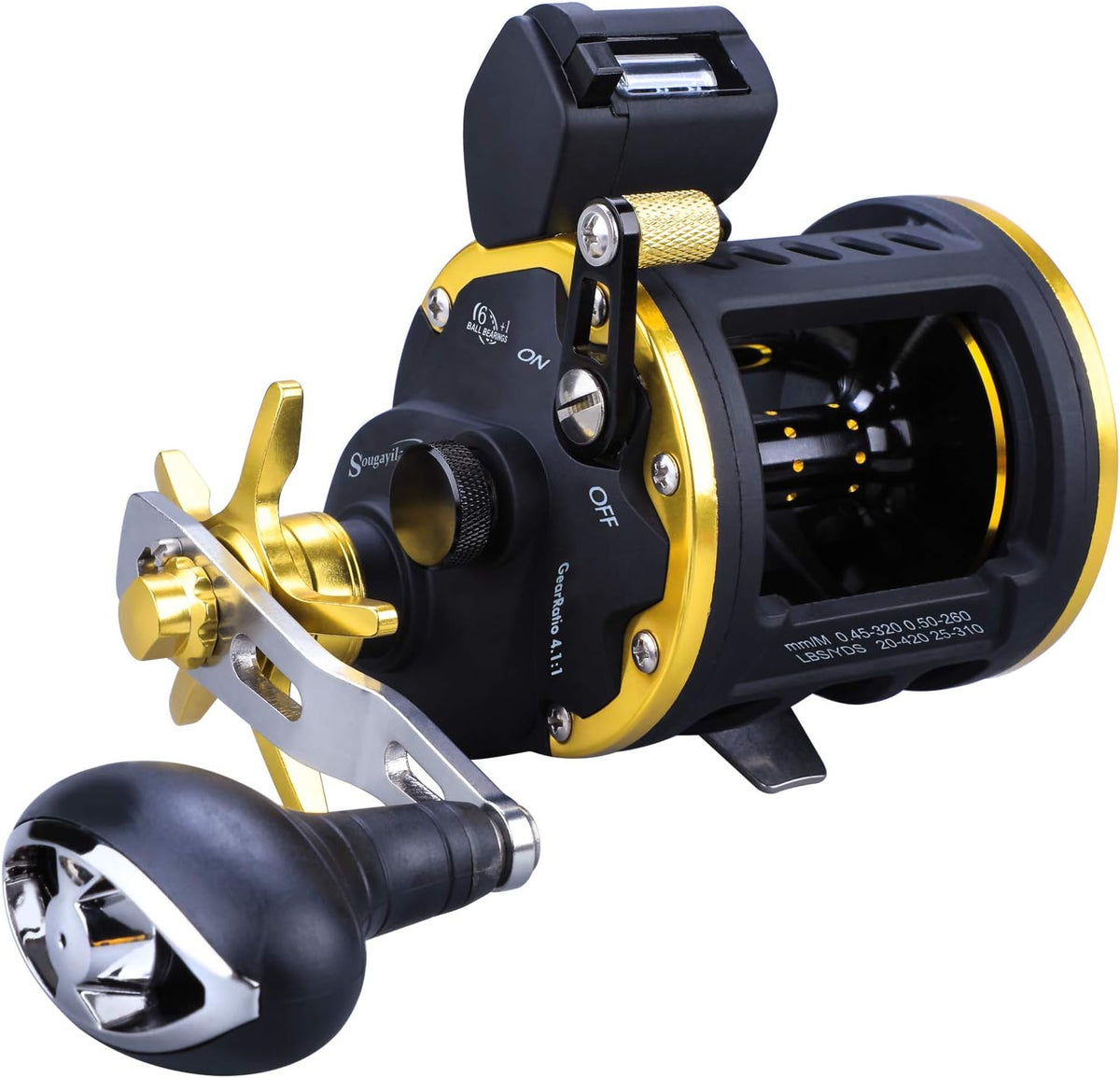 Pack of 2 Line Counter Trolling Fishing Reel Q441523